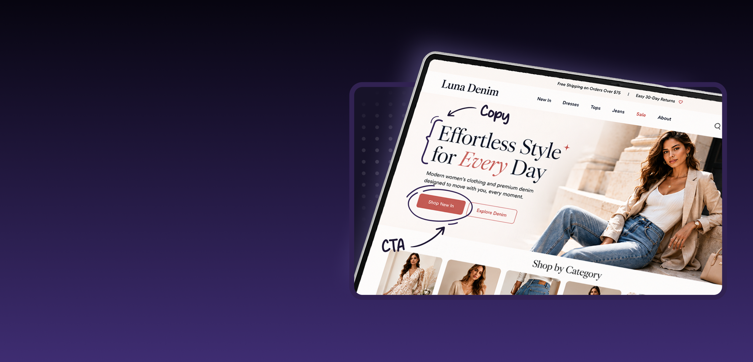 landing page autopsy banner